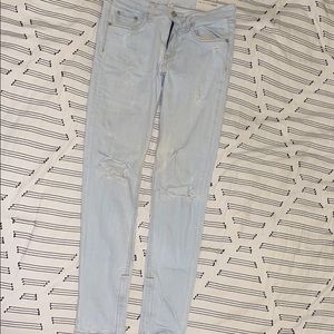 Rag & bone light blue denim jeans
